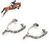 VINGVO Horse Boot Spurs, Reining Horse Spurs Stainless Steel Western Cowboy Spurs Exquisite Gear Spurs Equestrian Gear Accessories Competition Horse Training Dressage for Equestrian Competition view 1