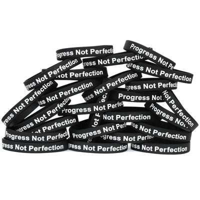 SayitBands Fifty (50) Progress Not Perfection Bracelets