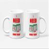 Bingo Lover Mug - I NEED Bingo Today - Cup for Bingo Players - Grandma Bingo Mug, Bingo Coffee Mugs for Caller, Winner, Queen, King, Grandpa (11 oz) view 3