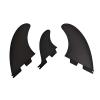 Surfboard Tail Thruster 3Pcs SUP Fiberglass Honeycomb Fins Surfboard Fin Tail Rudder in Surfing for Surfboard Modification (Color : Black) view 1