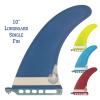 Surfboard Tail Thruster Surfboard Fin Center Single Fin 10"(Inch) Longboard US Base SUP Accessories Noserider Style for Surfboard Modification (Color : Navy Blue) view 3