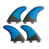 Lifyn2 Surfing Fins Surfboard Quad Fins Surfing Tail Fin Surf Tail Rudder Thruster Paddle Board Fin (Color : Carbon and Blue) view 1