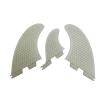 Surfboard Tail Thruster 3Pcs SUP Fiberglass Honeycomb Fins Surfboard Fin Tail Rudder in Surfing for Surfboard Modification (Color : White) view 1