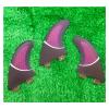 Surfboard Tail Thruster Semi Carbon Honeycomb Surfboard Tail Fins Paddle Board Fins Replacement Tail RudderFor Surfing for Surfboard Modification (Color : Purple) view 2