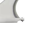 UP SURF Classic Surfboard Center Single Fin Fiberglass - 7 Inch - 10.25 InchWhite,11 inch view 3