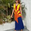 BAIKUTOUAN Arizona State Flag Long Dress for Women Summer Printed Sleeveless view 2