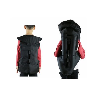 YXYECEIPENO Children's Equestrian Inflatable Vest Cycling Airbag Vest Used for Children's Motorcycle Riding and Equestrian Sports (Color : Black, Size : Large)