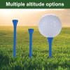 GFGL Golf Tees (Blue) Durable Bamboo Tees 100Pcs 3-1/4" Friendly Biodegradable Material Reduce Friction Side Spin More Stable view 2