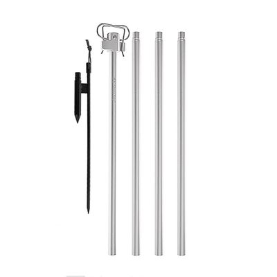ShineTrip Outdoor Camping Folding Lamp Holder Portable Telescopic Double Head Lighting Pole