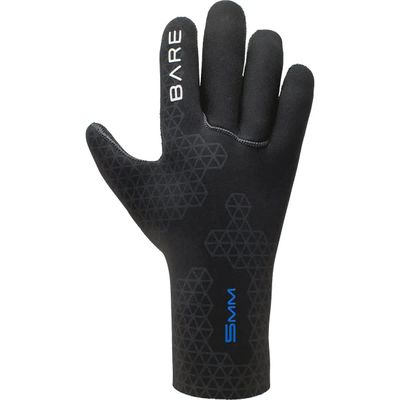 Bare 5mm S-Flex Gloves, Black - S