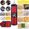 ZERUIDM Hanging Punching Bag Set Unfilled, Heavy Boxing Bag for Adults, Kickboxing Boxing Set with Hand Wraps, Punching Bag Hangers, for MMA Muay Thai Karate Taekwondo Training view 4