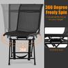 Rainfally 360-Degree Swivel Hunting Chair, Portable Camping Chair with Mesh Cloth & Non-Slipping Pads, Folding Spin Chair for Camp, Hunt, Fishing view 4