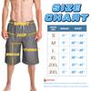 Srnede Mens Swim Trunks Swimming Trunks Swim Shorts Quick Dry 11 Inch with Mesh Lining Funny Swimwear Bathing Suits Grey view 3