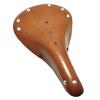 UNISTRENGH Vintage Bicycle Saddle Classic Leather Bike Seat Comfortable City Touring Road Bike MTB Saddles (Brown) view 1
