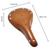 UNISTRENGH Vintage Bicycle Saddle Classic Leather Bike Seat Comfortable City Touring Road Bike MTB Saddles (Brown) view 3