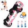 AW Foldable Adjustable Aqua Bag Exercise Water Weight Portable Strength Training Home Gym Workout Cardio Sport Fitness,Pink view 1