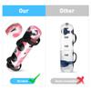 AW Foldable Adjustable Aqua Bag Exercise Water Weight Portable Strength Training Home Gym Workout Cardio Sport Fitness,Pink view 2