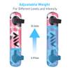 AW Foldable Adjustable Aqua Bag Exercise Water Weight Portable Strength Training Home Gym Workout Cardio Sport Fitness,Pink view 3