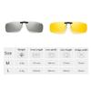 SENRISE Grey Easy Clip Spring Polarized Clip on Sunglasses for Cycling Sport Outdoors(1Pcs) view 2