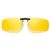 SENRISE Yellow Easy Clip Spring Polarized Clip on Sunglasses for Cycling Sport Outdoors(1Pcs) view 1