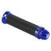 Yinhing Handlebar Hand Grips, Motorcycle CNC Aluminum Rubber Handlebar Hand Grips for 7/8" Handle Bike (Blue) view 3