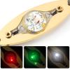 Dr.Fish 5 Pack LED Fishing Spoon Flasher Deep Drop Lights LED Lures Underwater Flasher Diamond Lights Trolling Lures Halibut Rig Ice Fishing view 4