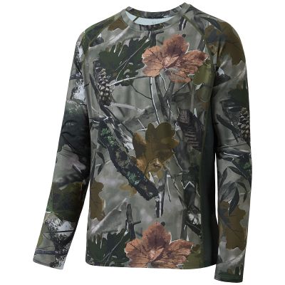 BASSDASH Men's Hunting Camo Performance Long Sleeve Shirt Fishing UPF50+ FS13M