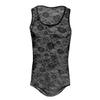 IBTOM CASTLE Men One Piece Sleeveless Cutout Leotard Bodysuit Swimsuit Thong Underwear Wrestling Singlet Athletic Leotard Briefs High Cut Stretchy Lingerie Swimwear Black-Lace S view 1