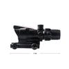 HWZ 4x32 Scope 4x32 Sight Real Red or Green Illuminated Fiber Optic Scope (red) view 4