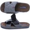 CORIFEI House Slippers for Men, Open Toe | Adjustable | Low Arch Support | Rubber Sole | Indoor Outdoor view 1