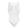 IBTOM CASTLE Men One Piece Sleeveless Cutout Leotard Bodysuit Swimsuit Thong Underwear Wrestling Singlet Athletic Leotard Briefs High Cut Stretchy Lingerie Swimwear White-Singlet M view 2