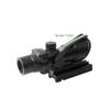 HWZ 4x32 Scope 4x32 Sight Real Red or Green Illuminated Fiber Optic Scope (Green) view 3