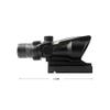 HWZ 4x32 Scope 4x32 Sight Real Red or Green Illuminated Fiber Optic Scope (Green) view 4
