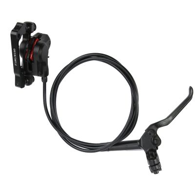 Alomejor Hydraulic Disc Brakes 1400mm Aluminum Alloy Left Rear Single Brake Levers Set Disc Brake Levers for Mountain