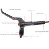 Alomejor Hydraulic Disc Brakes 1400mm Aluminum Alloy Left Rear Single Brake Levers Set Disc Brake Levers for Mountain view 2