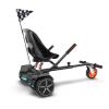 Flytraks K2 Self-Balancing Scooter Go Kart with Rear Shock Absorption, Balancing Scooter Seat Attachment Accessory for 6.5" 8" 10" Hover Board, Adjustable Frame Length & Off-Road Rubber Wheel view 1
