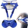 Chestnut-YX Fishing Fighting Belt Thicken Sponge Padded Offshore Tackle Boat Fishing Rod Holder Fishing Belly Top Adjustable Support Waist Professional Fishermen Belt, Black, 34.5x18cm view 1