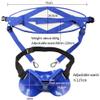 Chestnut-YX Fishing Fighting Belt Thicken Sponge Padded Offshore Tackle Boat Fishing Rod Holder Fishing Belly Top Adjustable Support Waist Professional Fishermen Belt, Black, 34.5x18cm view 2