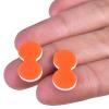 24pcs EVA Fly Fishing Floats, Fishing Strike Indicators Fly Fishing Foam Floats rgonomic Design Strike Indicator Tackle Fishing Accessories for Fly Fishing, River Fishing, Lakes Fishing(Orange) view 3
