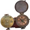 Engraved Antique Brass Poem Compass, Gift for Husband, Anniversary Wedding Gift for Him, Fiance Gift I Miss You Long Distance Relationship Gift (Calendar Personalized) view 4