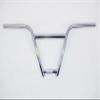 Professional R4 BMX Tall 4 Piece 4130 Chromoly Handlebar 9.5" Rise (Chrome) view 1