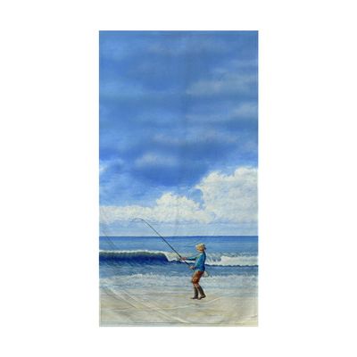 Betsy Drake Interiors Surf Fishing Beach Towel