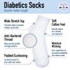 12 Pairs of Lightweight Low Cut Ankle Socks for Women, Black and White Bulk Sock Deal (White) view 2