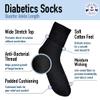 12 Pairs of Cheap Lightweight Ankle Socks for Women, Black and White Bulk Sock Deal (Black) view 2