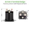 10L0L 36V Golf Cart Solenoid Fit for Club Car DS (1976 to 1998),4 Terminal Electric 36 Volt Solenoid Replacement OEM# 8016,1113 view 4