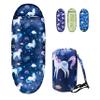 Kids Sleeping Bags for Girls  Unicorn Rainbow Space Navy  Rioyalo YOLO 45 Camping Sleeping Bags for Kids with Carry Bag - Outdoor and Indoor (Unicorn-NV) view 1