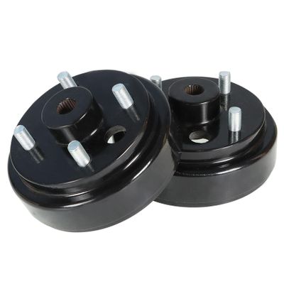 WFLNHB Pair (2) Brake Drum Hub Replacement for EZGO 2 Cycle (82-93) & Electric TXT 82+ 17082-G2, 17298-G1, 19186-G1P