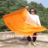 Winged Sirenny Porphetic Praise Dance Worship Flex Flags, 50" Rectangular Dance Ministry Streamer (Orange) view 4