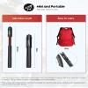 Tiakia Mini Bike Pump, Portable Bicycle Pump with Bracket, 260PSI High Pressure Frame Pump Air Hand Pump Fit Presta, Schrader & Woods Valves, Aluminum Alloy Tire Pump for Road/Mountain Bikes, Balls view 3