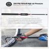 Tiakia Mini Bike Pump, Portable Bicycle Pump with Bracket, 260PSI High Pressure Frame Pump Air Hand Pump Fit Presta, Schrader & Woods Valves, Aluminum Alloy Tire Pump for Road/Mountain Bikes, Balls view 4